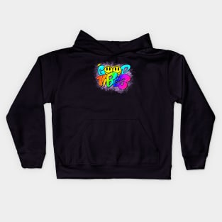 Good Vibes Graffiti Quote Kids Hoodie